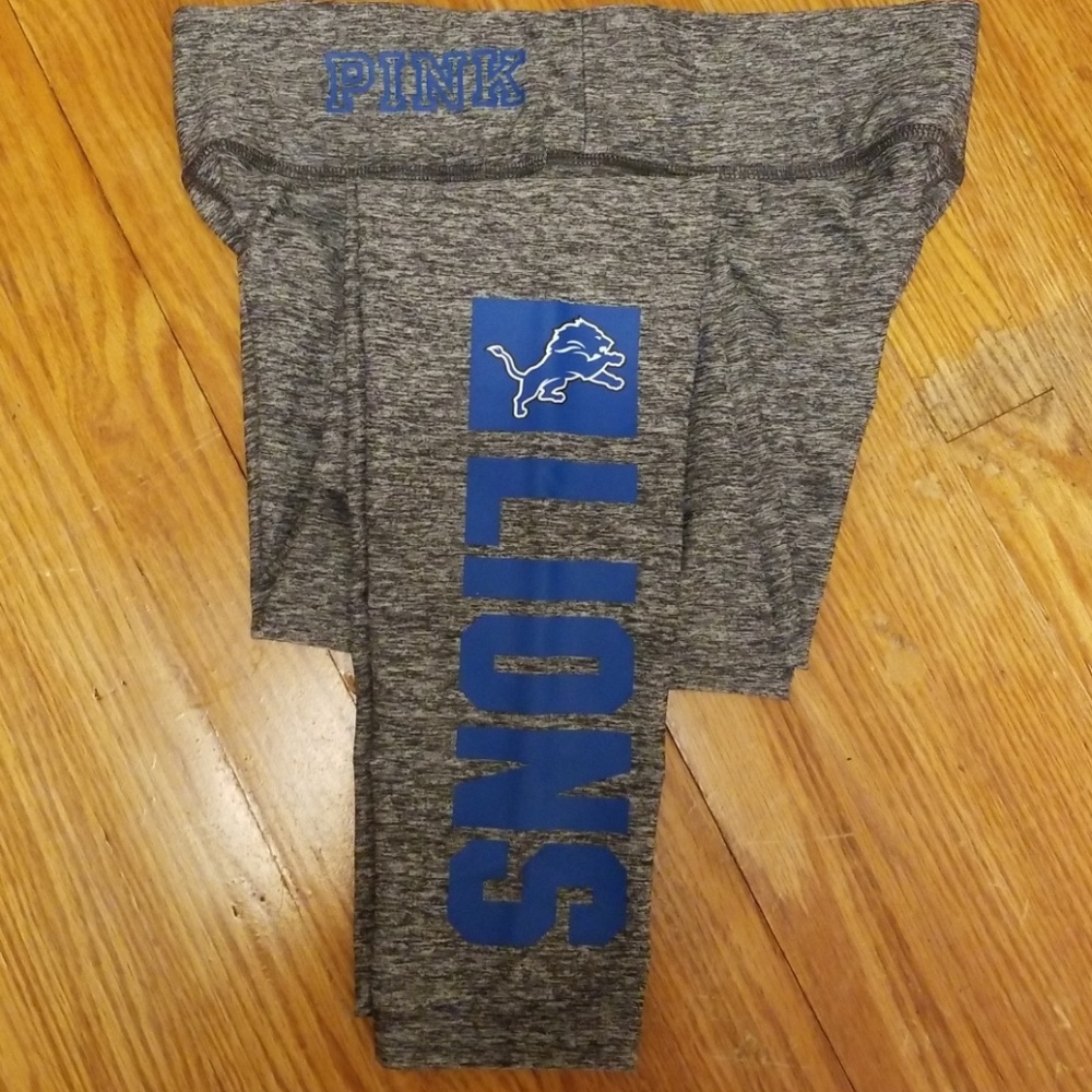 Authentic PINK Detroit Lions yoga pants